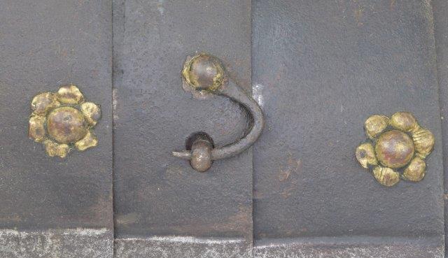 Original 16th c. rivet on armour