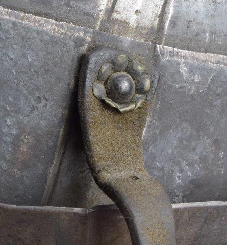 Original 16th c. rivet on armour