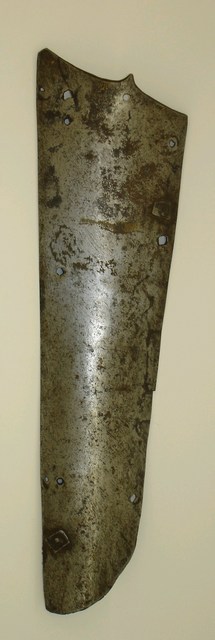 Side plate from a German cuisse