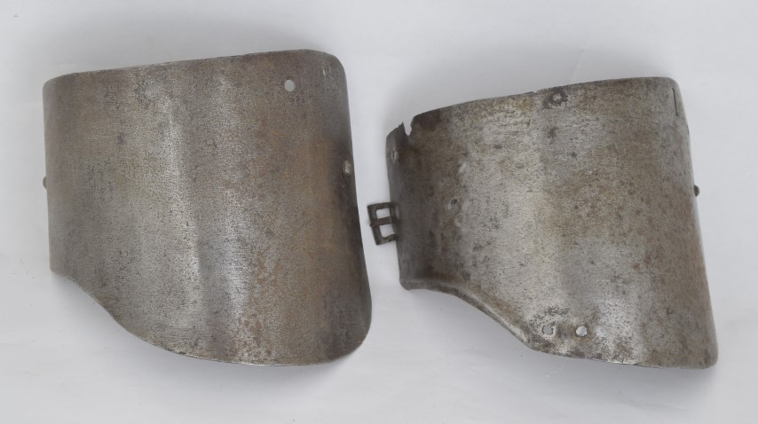Two left Upper vambrace plates